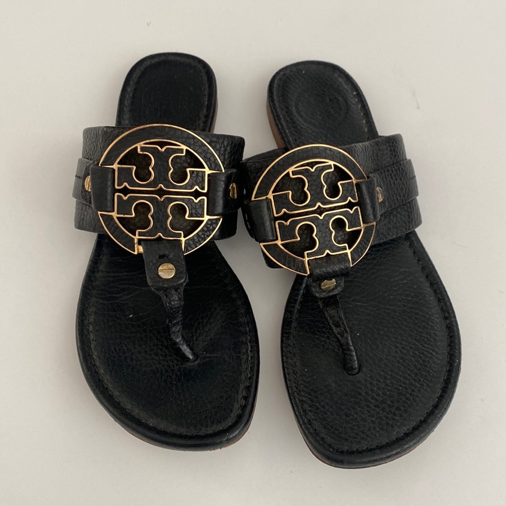 Tory Burch Amanda Thong Leather Sandals